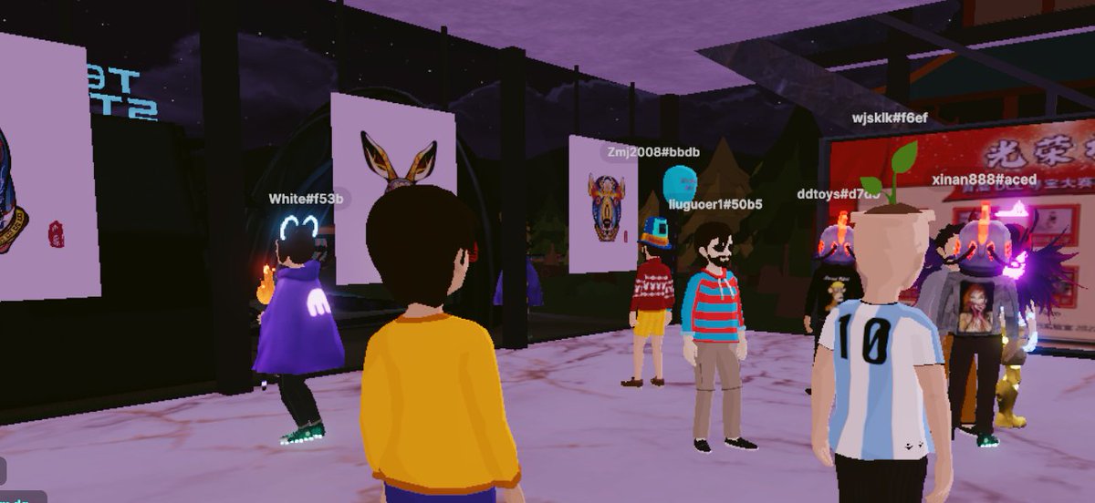 cryptoskycity's tweet photo. Great event @zodiacelitesnft at @decentraland.  So many participants, I really love this Zodiac Elites NFT. https://t.co/0FZgth7ZjQ