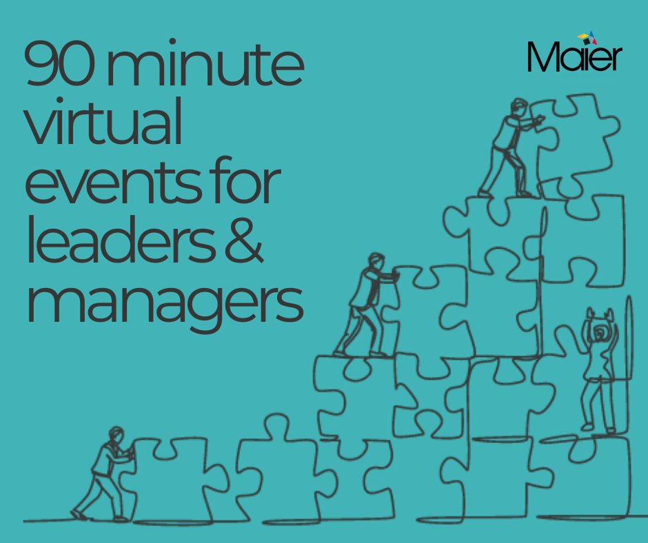 MaierLeadership's tweet photo. Our 90 minute Virtual Workshops for leaders &amp; managers provide opportunities to 'take a breath', hone new skills and explore the topics that are important now. All within timeframes that balance development with day to day demands. 

https://t.co/SltiisJVCi https://t.co/rtVwNHUC3p