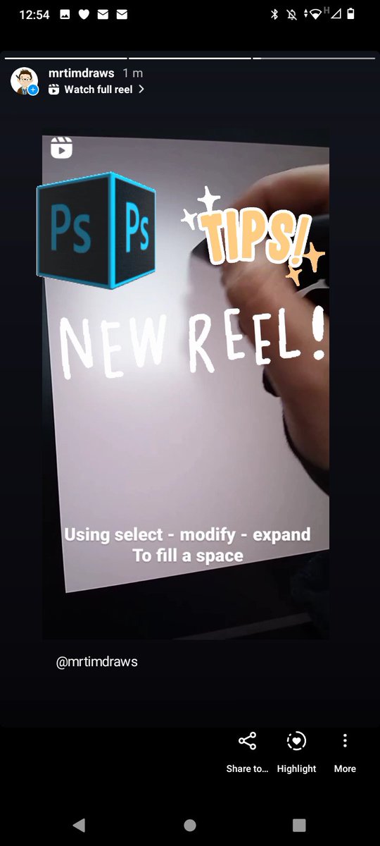 timbudgen's tweet photo. New 30 second Photoshop tip on my Instagram reel.
Using Modify to fill the space. π
Insta: @mrtimdraws
#photoshoptips
#30sectips https://t.co/NoYnCGAtFS