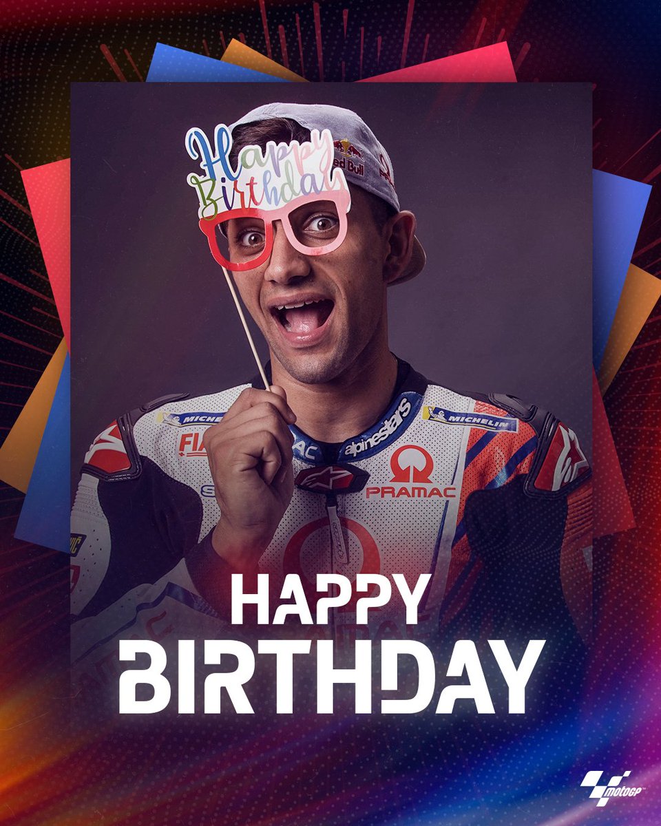 MotoGP™🏁 (@motogp) on Twitter photo ¡Feliz cumpleaños, <a href="/88jorgemartin/">Jorge Martín Almoguera</a>! 🥳
Join us in wishing a big Happy Birthday to our Martinator who turns 2⃣4⃣ years old today! 🎂 ¡Feliz cumpleaños, <a href="/88jorgemartin/">Jorge Martín Almoguera</a>! 🥳
Join us in wishing a big Happy Birthday to our Martinator who turns 2⃣4⃣ years old today! 🎂