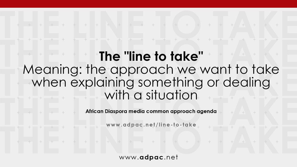 ADPAC6's tweet photo. There is only one way to ideologically connect the African Diaspora in an effective way and this is for our media owners to adopt a common language that conveys a common agenda
Subscribe to the Line to Take below:
https://t.co/DG9kx63QgS
#Powernomics
#ADPAC https://t.co/p04wQZQDZl