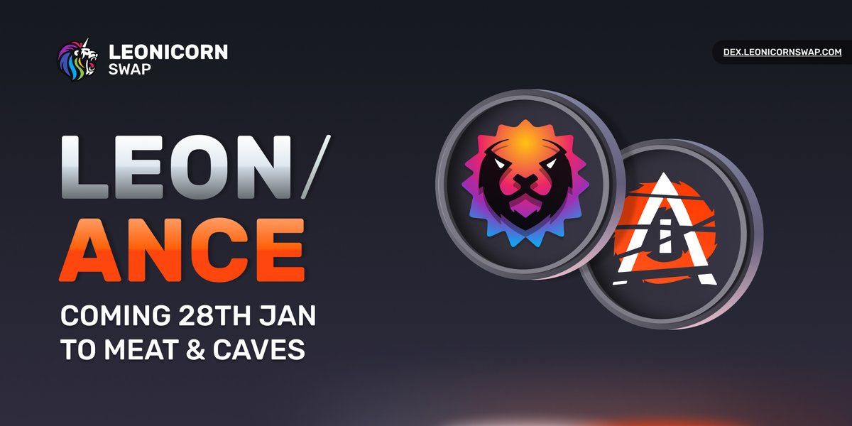 Cursedbycontent's tweet photo. $ANCE COMING TO OUR MEAT &amp; CAVES
Don't forget to claim your $ANCE IJO tokens before!

https://t.co/eiLpONieuF
$ANCE $LEON #IJO #CAVES #POOL #FARMS https://t.co/fvA4ZKNPbB