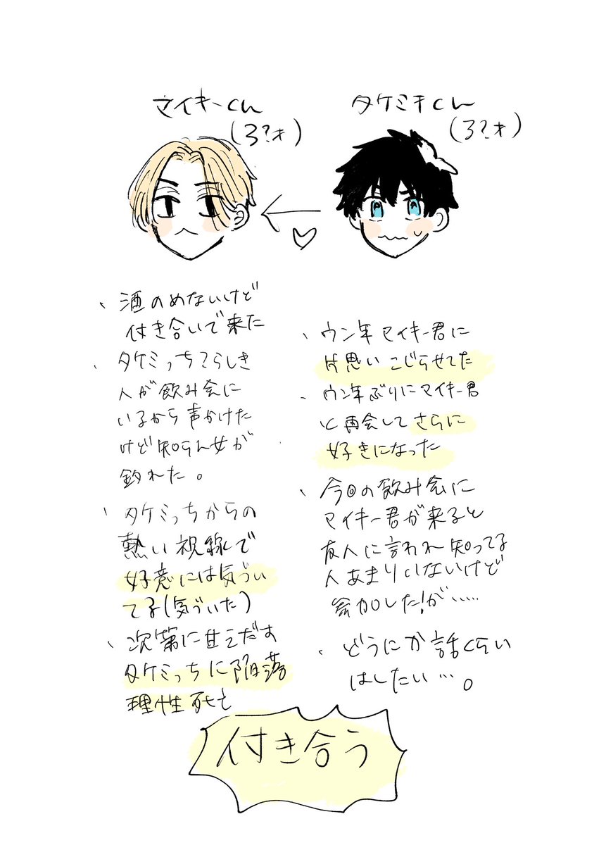 🎋が飲み会でマにアタックしようと奮闘するマ🎋息抜きどころじゃ無くなったので供養しま…
※30代捏造注意 