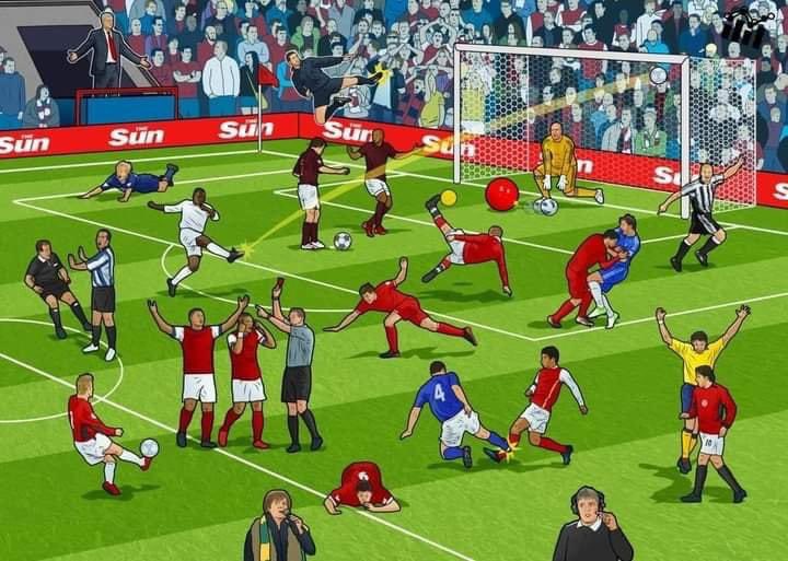 BamBeckham's tweet photo. What do you remember from this EPL epic illustration photo straight away once you see it? @premierleague @ManUtd #MUFC #GGMU #MiniTrafford

Mine thread below👇🏽👇🏽 https://t.co/9Fg7UBOZTx