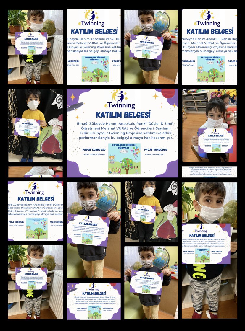 Melos2012's tweet photo. Sayıların Sihirli Dünyası eTwinning Projesini başarılı bir şekilde bitirmiş olmanın sevincini yaşıyoruz.
@zubeydehanimana @eTwinningBingol @tretwinning https://t.co/55LjMe3Mug