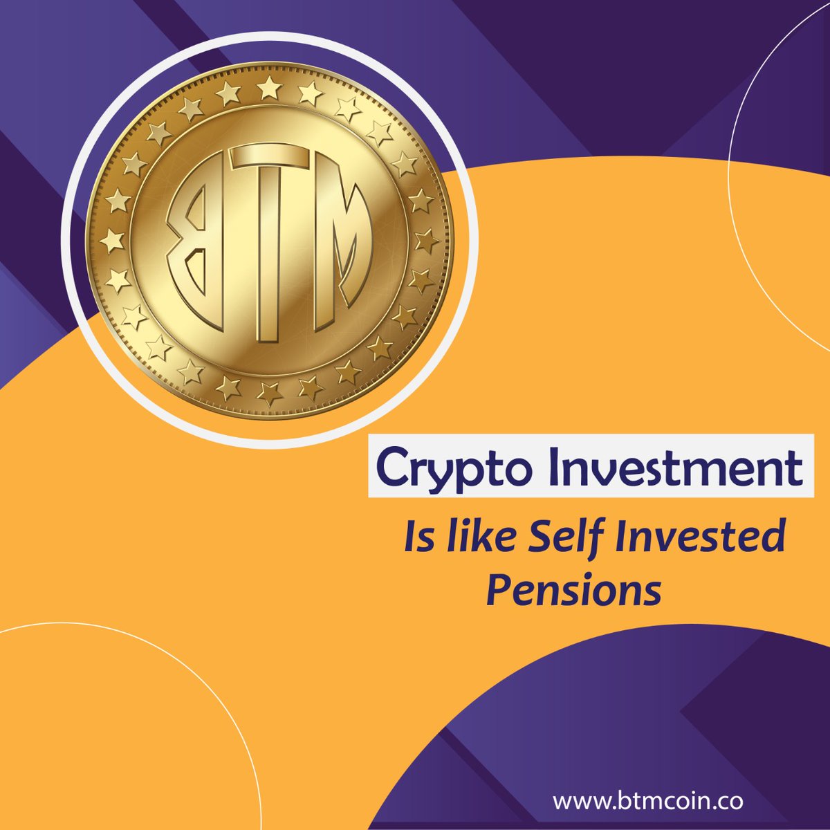 btmcoin's tweet photo. Crypto Investment is like self invested pensions. #cryptocurrency #investment #CryptoNews https://t.co/GO3Dm0tBA3