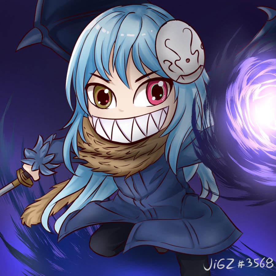 JGIZ09's tweet photo. 3rd fan art for #KarafuruNFT  Rimuru x Egao. Thought of this as the demon lord in Karafuru realm. 👿 Do you think they match? @gradyedbertnft @Jejouw @WD_Willy #FuruArt https://t.co/8KUxaTE6VZ