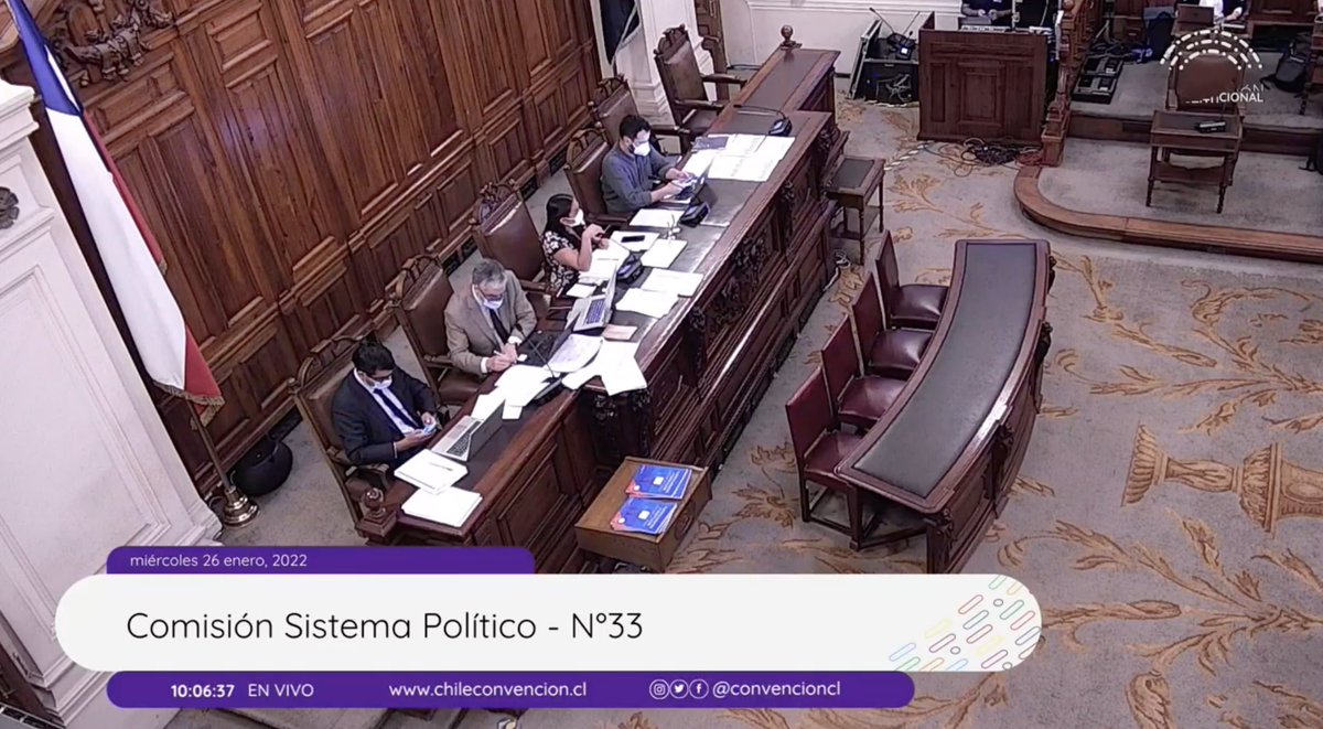 convencioncl's tweet photo. 🏛 La Comisión de Sistema Político inicia debate sobre régimen de gobierno, previo a las votaciones en general.
📲 Sigue la transmisión aquí https://t.co/2kCY59UJjP
#ComisionesCC https://t.co/8W27B5565o