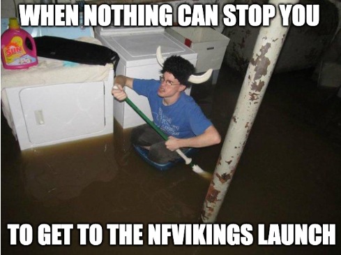 NfVikings's tweet photo. Hail thee and happy Odinsday! 

We are working hard behind the scenes to get our Non Fungible Vikings launch in place! Like this dude, nothing can stop us!

#Ethereum  #NFTs #nft #Moonbeam #MoonbeamNetwork  #Polygon https://t.co/jsYZ7MFTOI