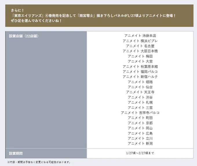 アニメイト様にて雨宮零士のパネルを置いていただけるとのことで…でっかいものを本当すみません💦
天空橋と並ぶことあるのかな……いや邪魔だなごめんなさい😇😇
会いに行ってくださったら私も雨宮もにっこり☺️
よろしくお願いします～!!✨✨ 