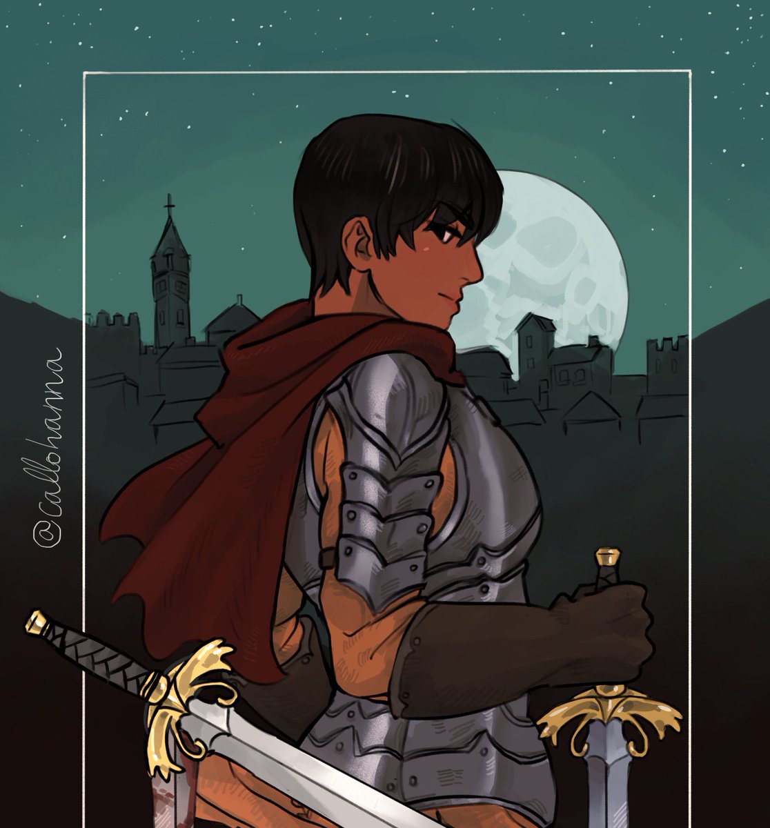 callohanna's tweet photo. Last time i post this illustration in order to defeat the twitter crop!

#casca #berserk #ベルセルク　#キャスカ　#イラスト　#fanart https://t.co/jJxyXNSjRv