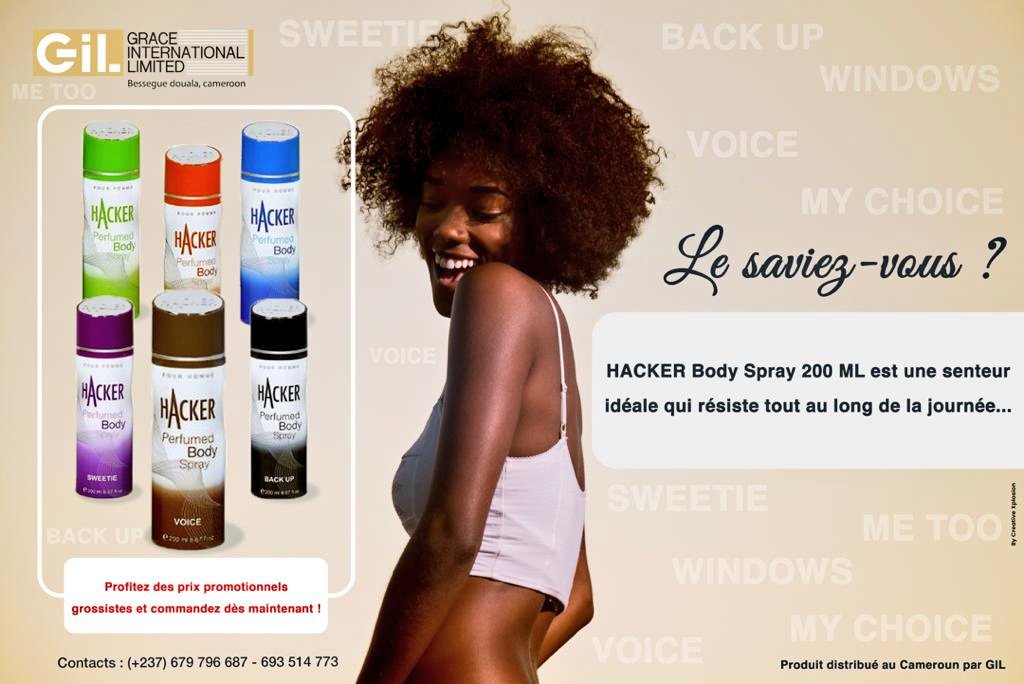 HACKERbodyspray's tweet photo. #hackerbodyspray au rythme de la Can 🇨🇲 https://t.co/MnU2G9wPCW