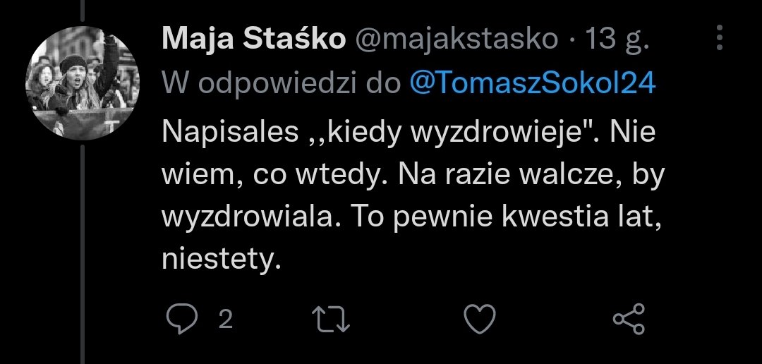 KatarzynaOdoSt's tweet photo. @thenitrozyniak Ej no przecież Maja walczy!! 😆 https://t.co/1Q0eIAP7hp