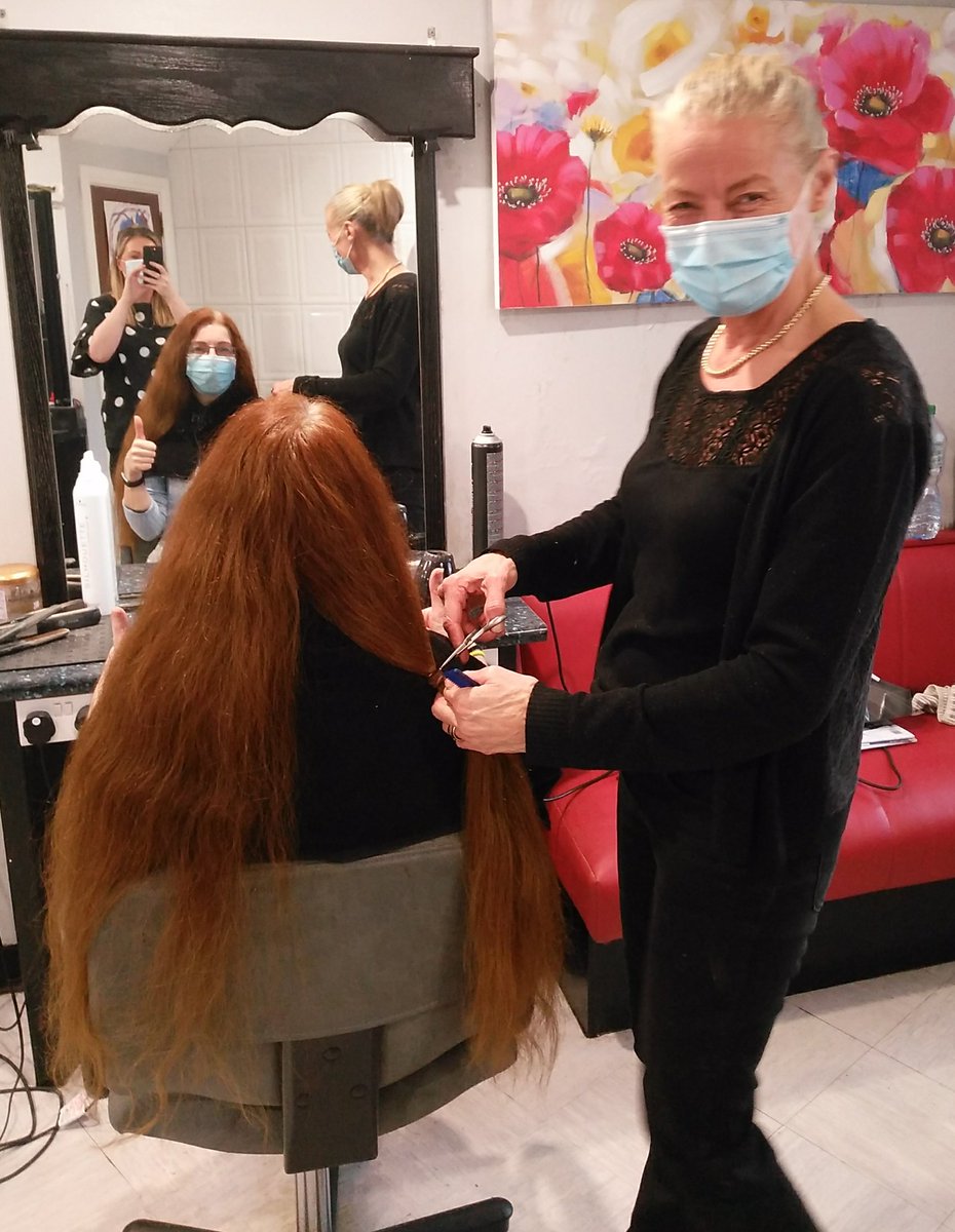 EdNapierPublish's tweet photo. Lockdown locks gone! I've had long hair most of my life. Covid... no hairdresser... so I decided to grow it longer for #hairforcancer. (Went brave & cut it much shorter than intended!) Hope it helps. #WorldCancerDay #KindestCut #HairDonation #DonateHair #Cancer https://t.co/s1zSP9IU2B