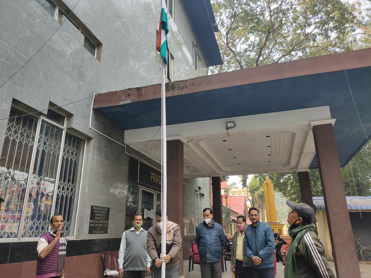 assam_ltd's tweet photo. #RepublicDay at @assam_ltd AGMC LTD.
#HappyRepublicDay #Assam @sanjeevray144 https://t.co/fGkSGWi9X3
