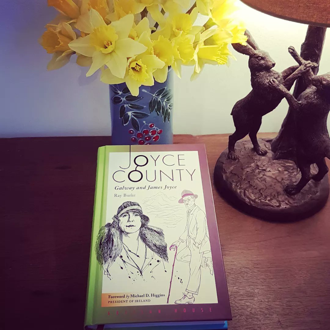 NualaNiC's tweet photo. I'm launching this absolute beauty *Joyce County - Galway &amp; James Joyce* by #RayBurke, from @ArtisanH on 4th Feb., 6.30pm @ByrnesBooks.
Illustrated by #joeboske. https://t.co/pORNckgNL1