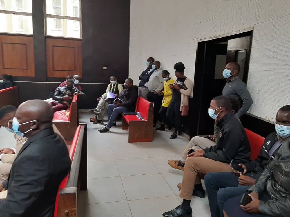 nickmangwana's tweet photo. Harare Province aspiring MPs from different political parties are submitting their papers at the Provincial Nomination Court (Harare Magistrates court 8) for the 26th March By-Election. https://t.co/omzG4O8xXb