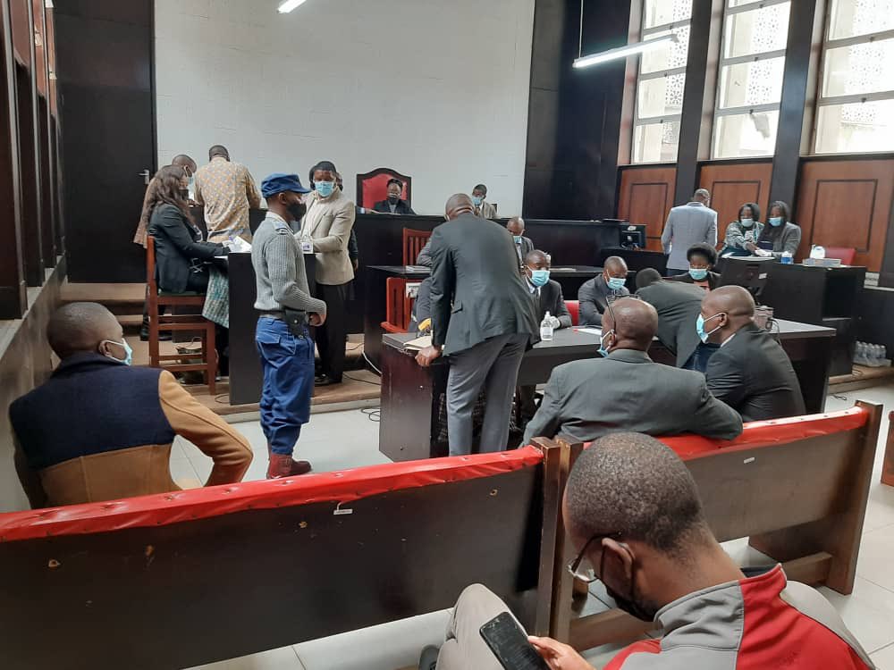 nickmangwana's tweet photo. Harare Province aspiring MPs from different political parties are submitting their papers at the Provincial Nomination Court (Harare Magistrates court 8) for the 26th March By-Election. https://t.co/omzG4O8xXb