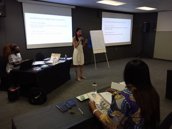 SaveChildrenSA's tweet photo. @SaveChildrenSA taking steps towards ensuring gender sensetive and transformative Programming with a 3 day migration and gender training for its Migration and Displacement Thematic Team facilitated by Gender expertise from @SonkeTogether
#savethechildrenSA https://t.co/ldBC8AqjEM