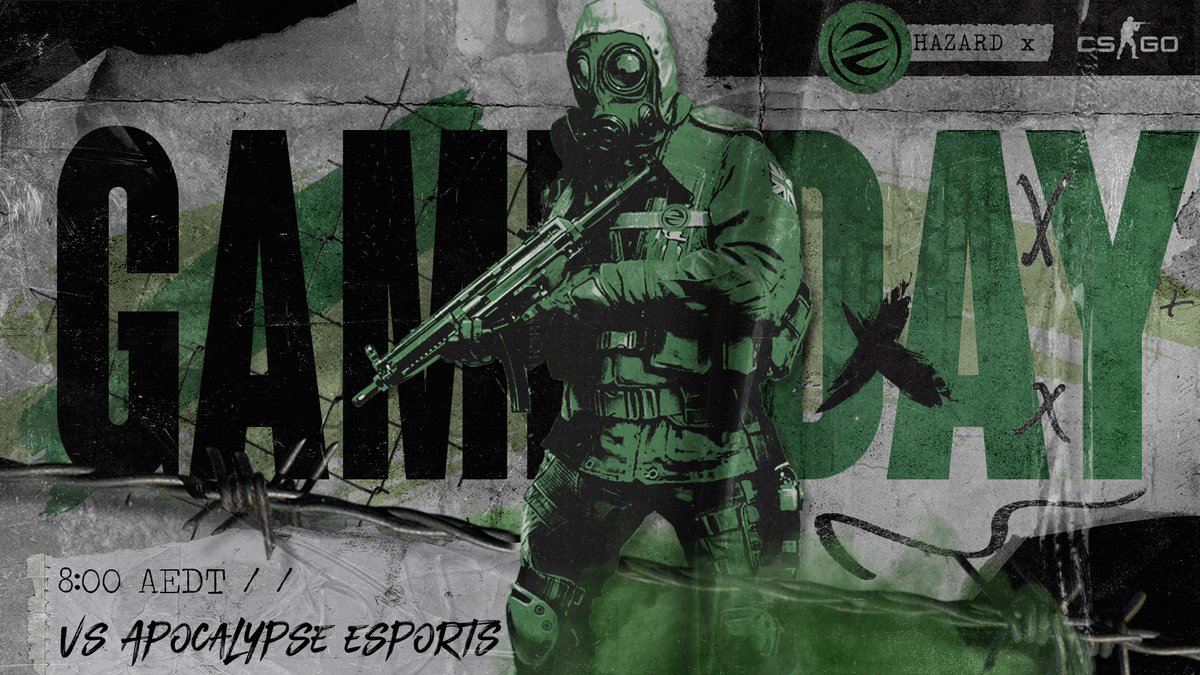 Hazard (@hazardesc) on Twitter photo Tonight is our last attempt to make the <a href="/LPL_CS/">LPL Counter-Strike</a> Pro series! 🤠
We're up against <a href="/ApocalypseESC/">Apocalypse Esports</a> where we hope to come out on top with a victory and secure our spot in the league! 👀
⏱️ - 8PM AEDT // 10PM NZT
#HAZARDOUS🟢 | #HAZARDCSGO Tonight is our last attempt to make the <a href="/LPL_CS/">LPL Counter-Strike</a> Pro series! 🤠
We're up against <a href="/ApocalypseESC/">Apocalypse Esports</a> where we hope to come out on top with a victory and secure our spot in the league! 👀
⏱️ - 8PM AEDT // 10PM NZT
#HAZARDOUS🟢 | #HAZARDCSGO