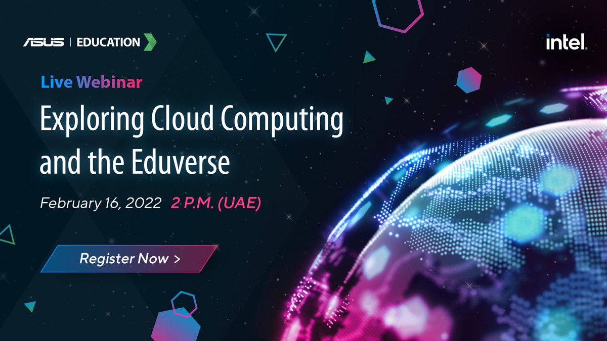 ASUS_MiddleEast's tweet image. Find out more about Cloud Computing and the Eduverse in the #ASUSeducation Webinar.
We look forward to you joining us in this educational discussion on:💻16 February 2022

Register NOW: asus.click/eduwebinar_TW
See you there!
#ASUSeducation #Cloudeducation