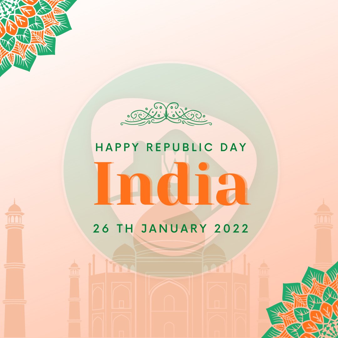 UrbanWale's tweet photo. Remember the golden heritage of our country and feel proud to be a part of ever shining India. Wishing you all a very Happy 73rd Republic Day! 🇮🇳 Jai Hind

#HappyRepublicDay #RepublicDayIndia
#UrbanWale https://t.co/FhcY7SmC4X