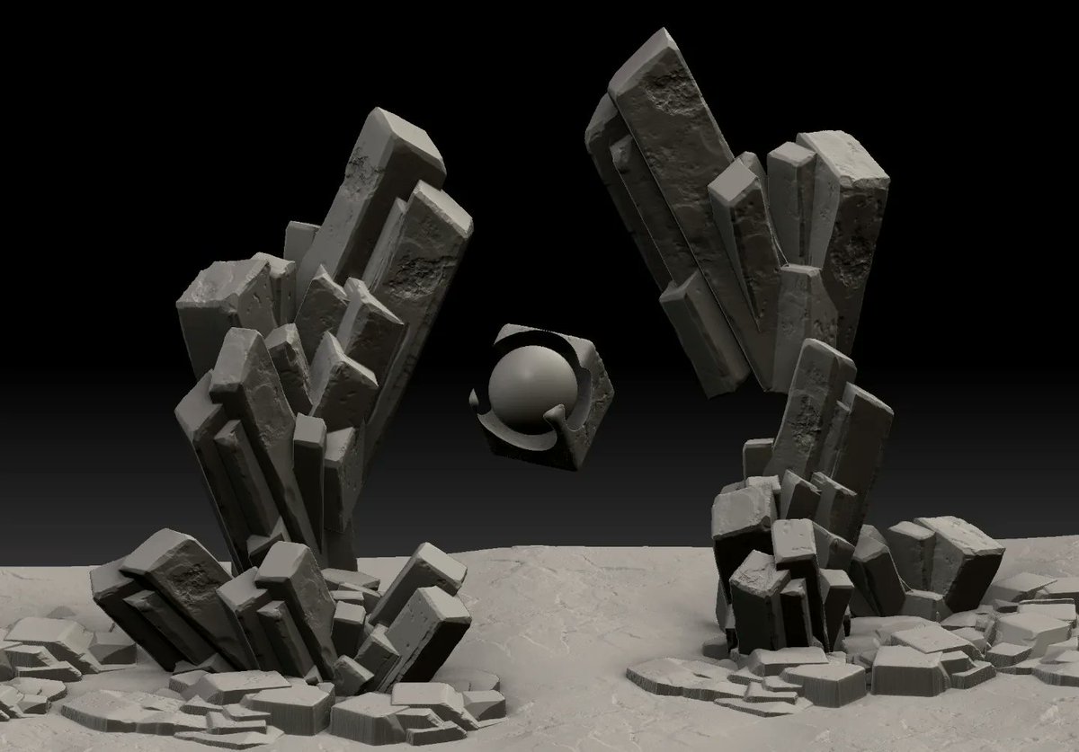Forgottenpaw's tweet photo. Dropping my rocks here in Twitter as well 😅#Rock #09 of #TheClubsRockingNewYear - 4th one for me
@TheClubDiscord #gameart #zbrush https://t.co/fCYGo60ocf