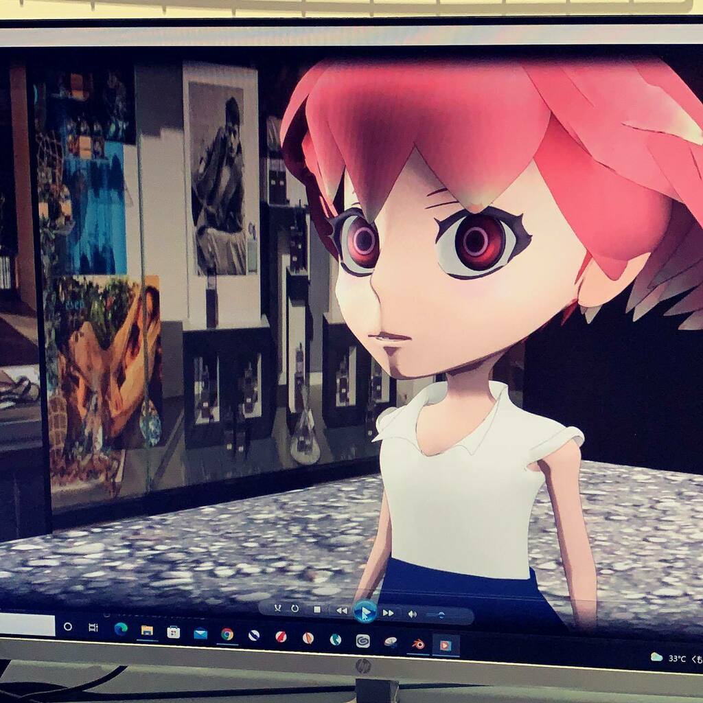 StudioGiveUp's tweet photo. ようやくプロポーションも決まってきて、
ポリゴンの崩れもなくなってきました。
あとは彩色をもう少し調整してアニメ調にしていきたいと思います。
#studiogiveup #blender #checkastest #majo https://t.co/Fg8e6cmmUr https://t.co/dqpXwni5nF