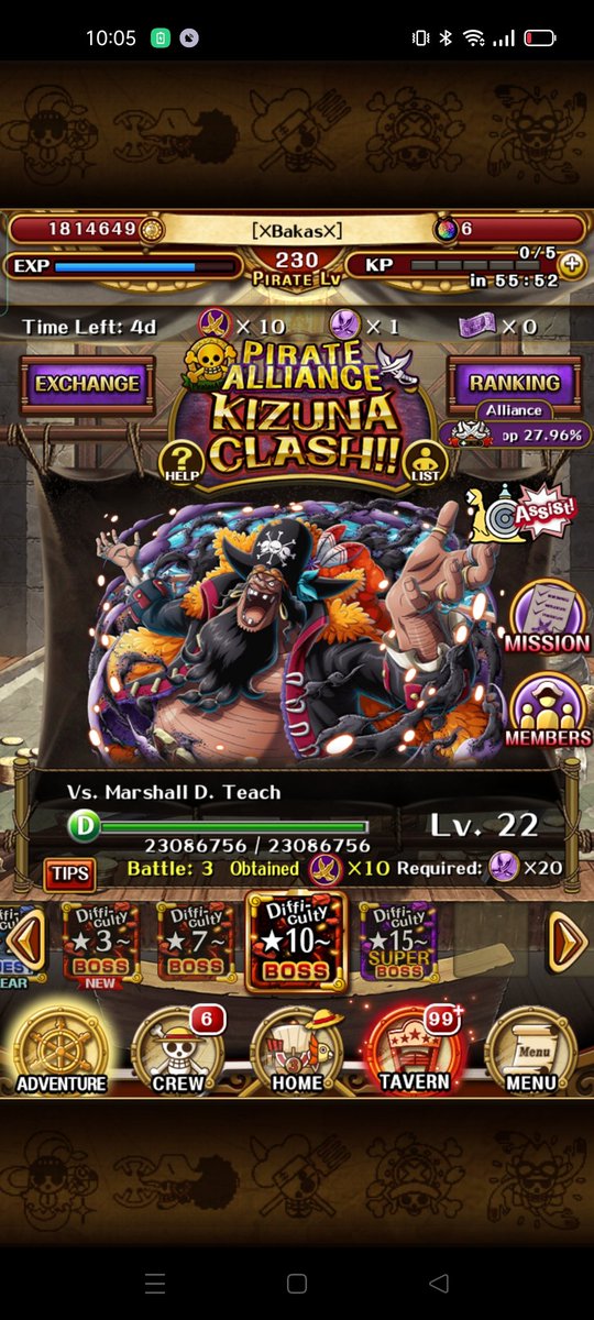 OPTC_Mike_Vaca's tweet photo. @DattzYt haz saber que con este equipo principiante, se llega mínimo al stage 22. (Regalazo este Kizuna) https://t.co/8CMG0CoA3F