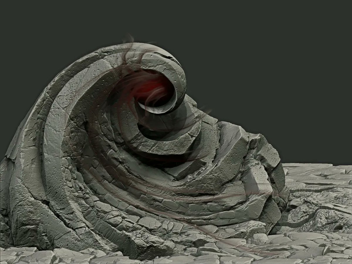 Forgottenpaw's tweet photo. #Rock #10 of #TheClubsRockingNewYear - 3th one for me. A bit more organic 😅
@TheClubDiscord #gameart #zbrush https://t.co/6OUJ07gv4Y
