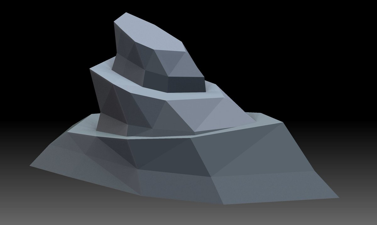 Forgottenpaw's tweet photo. #Rock #11 of #TheClubsRockingNewYear 
@TheClubDiscord #gameart #zbrush https://t.co/315mDqlzIn