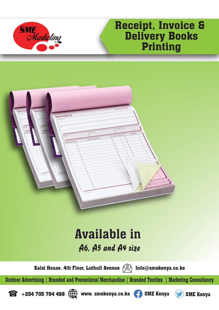 SME_Kenya's tweet photo. #invoices #delivery https://t.co/2IUBHOWQWm