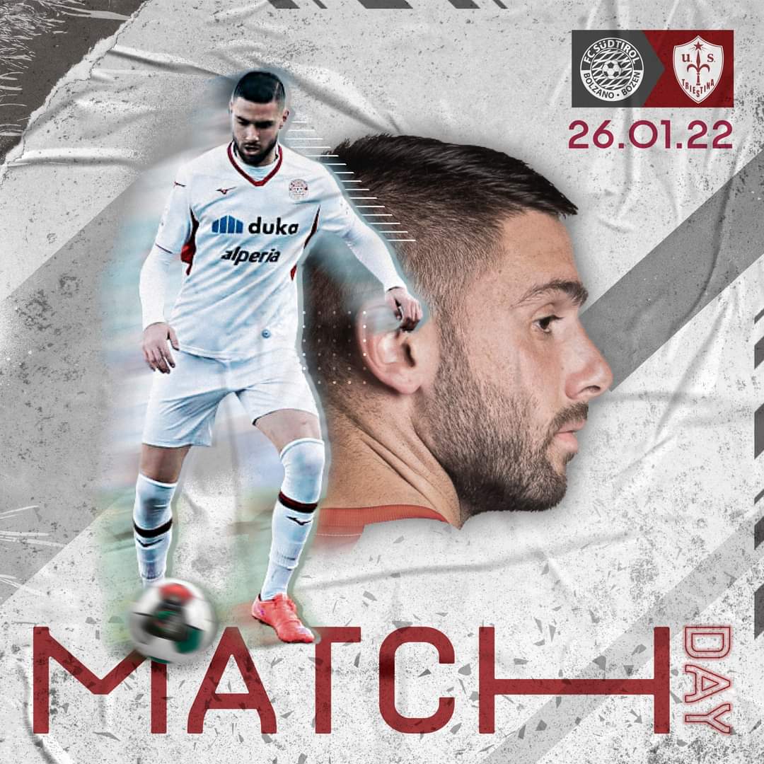fclubsuedtirol's tweet photo. ⚪MATCHDAY🔴
🆚 @USTS1918
🏆 Serie C - @LegaProOfficial
🗓 Spieltag 1️⃣9️⃣ giornata
🏟 Stadio 'Druso', Bolzano
⌚️ Ore 16
#FCS #FCSüdtirol #Whitereds #SerieC #passion #FCSTRI #FCSüdtirolTriestina #26gennaio https://t.co/CdJJnu4CvF