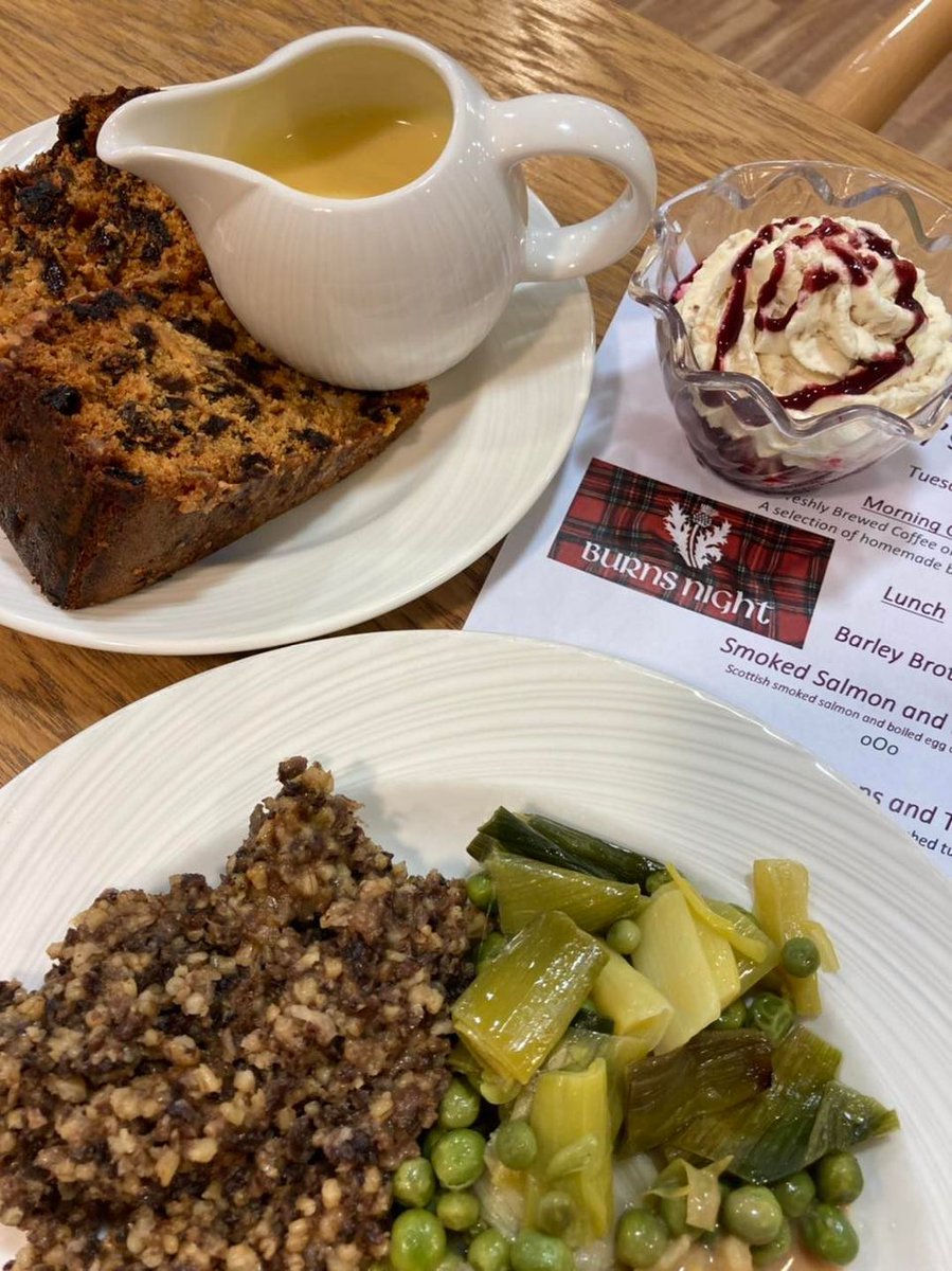 Residents across our homes celebrated #BurnsNight  yesterday by reading some of Robert Burns' famous poems, enjoying traditional Scottish music and eating haggis, neeps and tatties. Our team members even got involved by dressing up for the occasion!