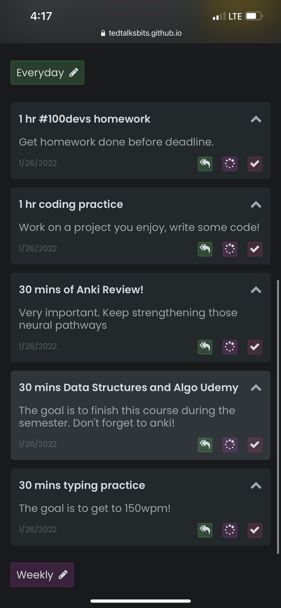 tdot_archived's tweet photo. My everyday schedule from now on.
#100devs #cleartasks
https://t.co/13vj7a173D https://t.co/455Rw7heX6
