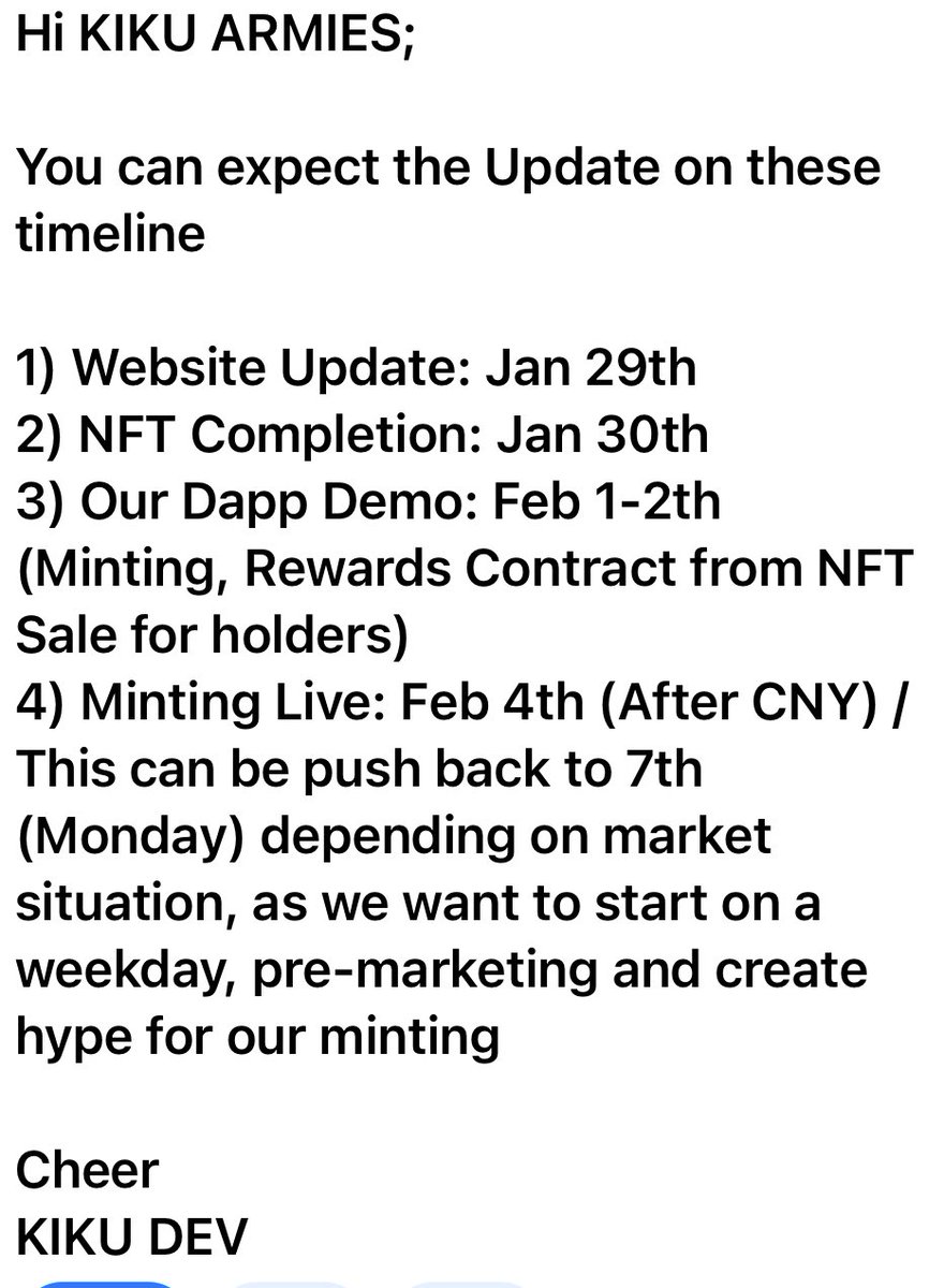 BrianCrypto05's tweet photo. #kikuinu #kinu just updated their road map 🔥🔥🚀🚀
#BSC #BSCGem #BSCGems #100xCoin #cheems #SHIB #flokiinu https://t.co/JvlRVgEw5g