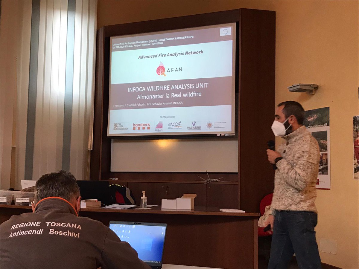 AFAN Workshop takes place at the #Tuscany Region, in the <a href="/DREAM_ITALIA_/">D.R.E.Am. ITALIA</a> head quarters. We will have experts from <a href="/Plan_INFOCA/">EMA INFOCA</a>, <a href="/unsa_sdis13/">UNSA-SDIS 13</a>, <a href="/HWFire/">Hereford & Worcester Fire and Rescue Service</a> , <a href="/regionetoscana/">Regione Toscana</a>, <a href="/ProteccaoCivil/">Autoridade Nacional de Emergência e Proteção Civil</a> and <a href="/FLAME_NOA/">FLAME - Fire Meteorology Group</a>