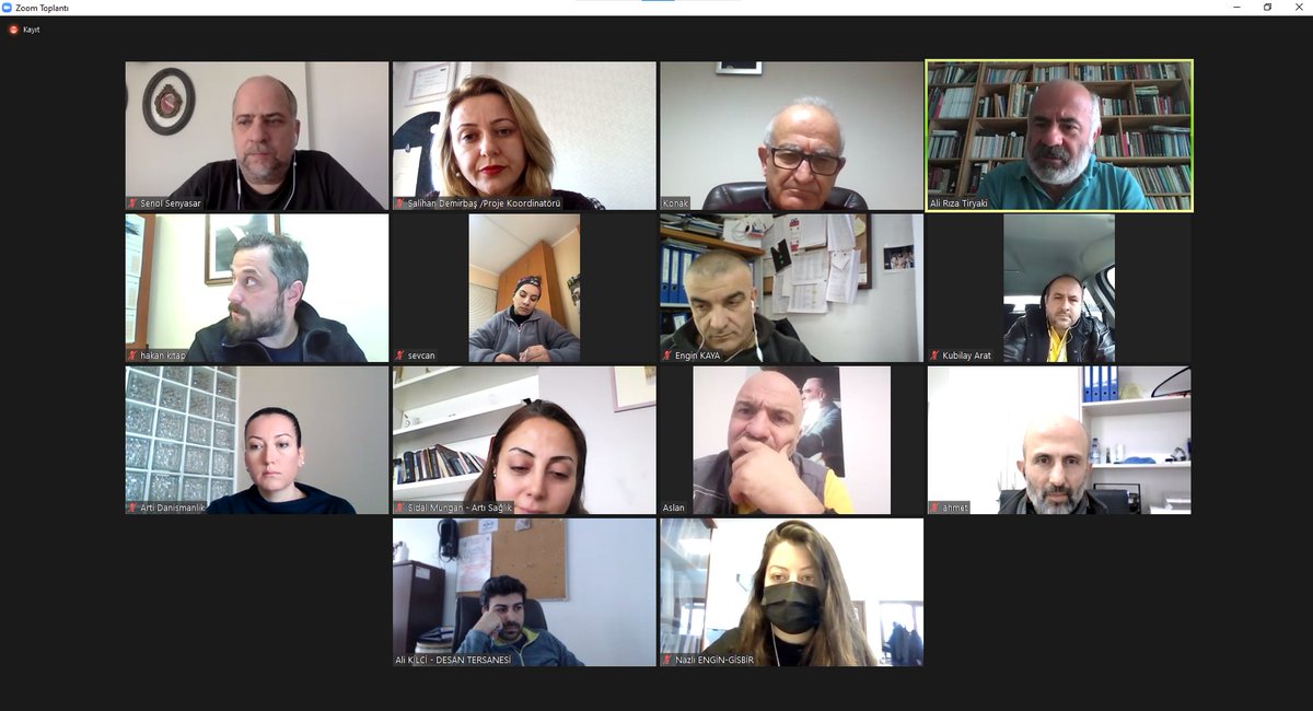 Teknoloji Tabanlı Eğitimler İle Emniyetli Tersaneler Projemizin, Uzaktan öğrenme metodu kullanılarak, İSG alanında kurulacak olan e- learning platformu ve içeriklerin geliştirilmesi için üye tersanelerimiz ile istişare toplantımızı gerçekleştirdik. 🇹🇷🇪🇺⚓️🚢⛴🛳⛵️📌🚧💯