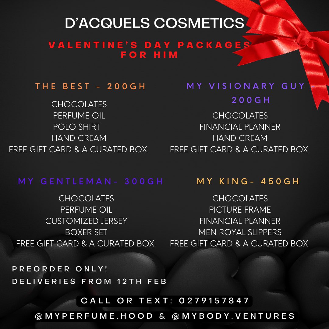 d_acquels's tweet photo. The men’s Valentine’s Day packages are here!! #ValentinesDay2022 #ValentinesDaygifts #giftsforhim https://t.co/ySJoQAHYgE