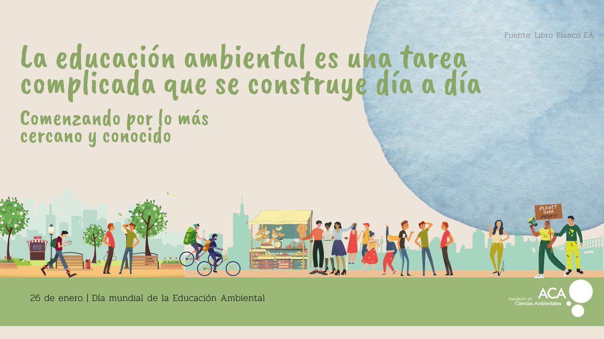 ACAmbientales's tweet photo. 📚Hoy es el Día Mundial de la Educación Ambiental, en el que se conmemora la celebración del Seminario Internacional de Educación Ambiental en 1975 que fijó los principios de la #EducacionAmbiental dentro del marco de programas de @ONU_es 

#diameducaciónambiental https://t.co/cbdWf18nyH