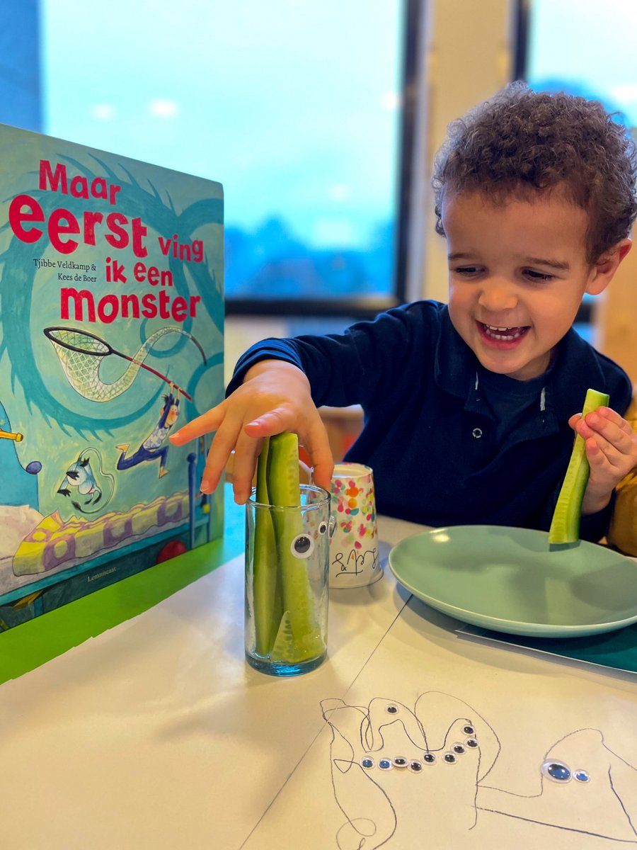 Monsterssss 👻 Vanochtend gingen de @voorleesdagen van start met een gruwelijk #voorleesontbijt 🍳#smikkelenendemonsters #nationalevoorleesdagen #voorlezenisleuk