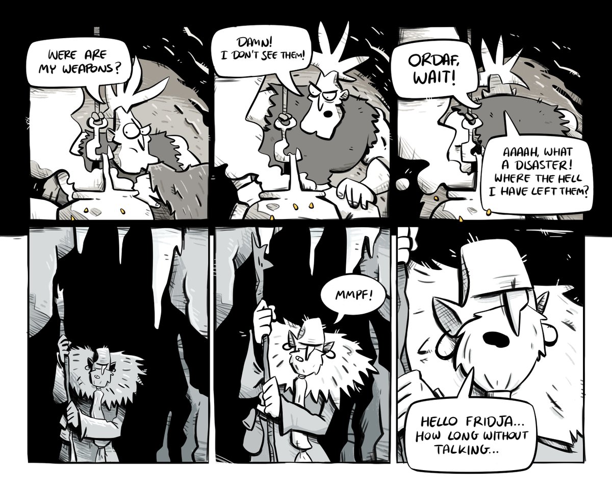 CursedLute's tweet photo. 🇬🇧 Will the Bull. Page 39.
#comics #webcomics #webcomic #cartoons #comic #humor #humour #comicartist #dnd #rpg #adventure #barbarian https://t.co/jdNwh99WJn