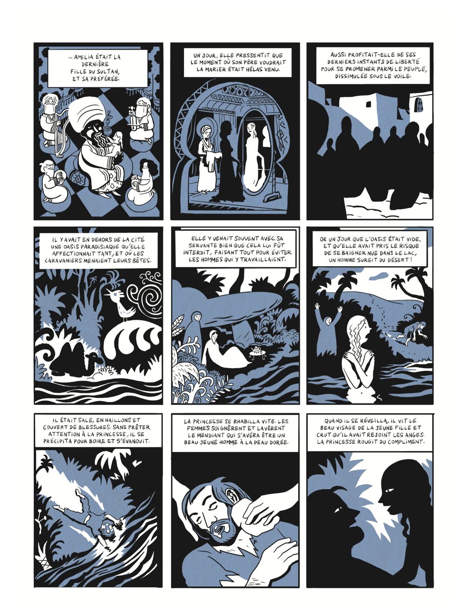 "Tanger sous la pluie", sublime histoire autour des séjours marocains de Matisse et de son modèle Zorah. Par @FabienGrolleau et @AbdeldeBxl, en librairie dans deux jours seulement, @EditionsDargaud !