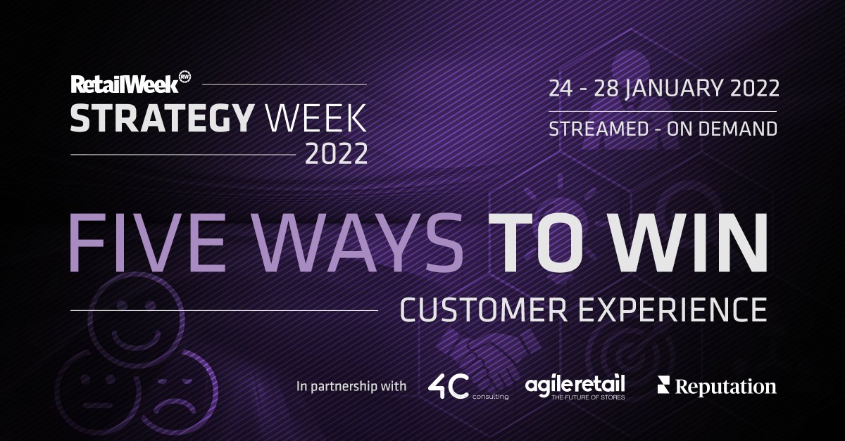RetailWeek's tweet photo. Don't miss out: Join us NOW for the first session of #StrategyWeek with Millie Lloyd, Customer Experience Manager UK & Ireland, @LOCCITANE_UK.
We're exploring how to offer personalised retail that inspires customers, and loads more besides.
Register now: https://t.co/L08NO2VyHy https://t.co/QgQkbSHZKL