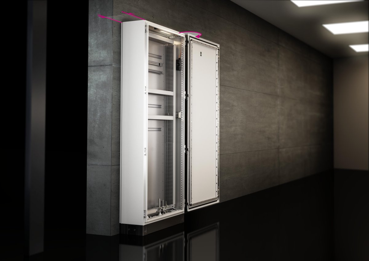 Rittal_Ltd's tweet photo. Thanks to its high level of torsional rigidity, fully integrated roof and side panels, our #VXSE free-standing enclosure range is well-suited to #dynamic loads and the stresses in a production environment.
Click here to view the VX SE range:https://t.co/zWBR3046Ss https://t.co/Eetvu1mcjX