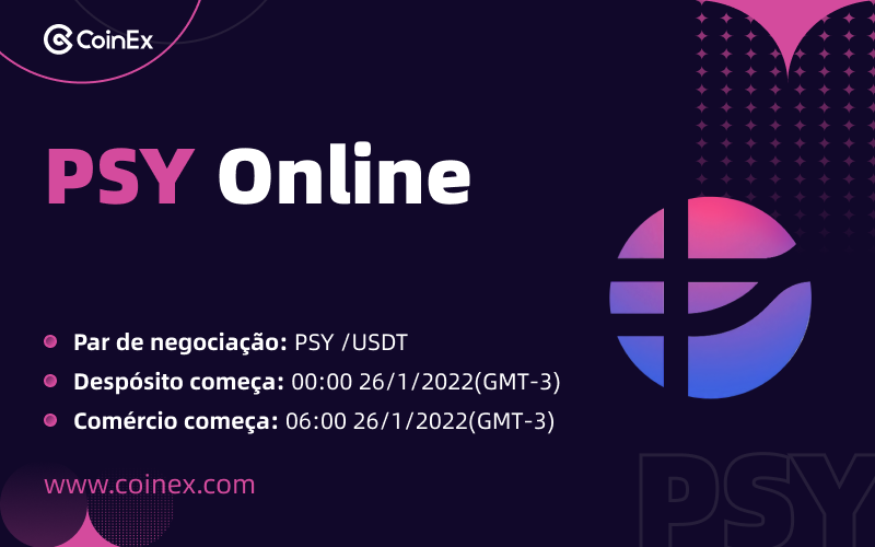 CoinexPortugues's tweet photo. 🚀 Nova Listagem $PSY

📅 00:00, 26/1/2022(GMT-3)

#PsyOptions é um protocolo de opções de estilo americano construído na blockchain Solana.

🔗https://t.co/ulXutvqG7C

#CoinEx #PSY https://t.co/ebXSaM4EWp