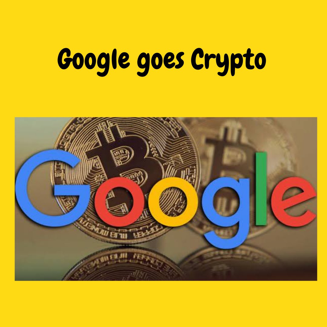 stenoNFT's tweet photo. Google has partnered with Coinbase and BitPay to integrate cryptocurrency storage into Google Cards. Users will be able to hold cryptocurrencies in their digital cards while spending fiat currency.
#CryptoNews
#cryptocurrencynews #googlecards #Google https://t.co/hjNbcvhfGt