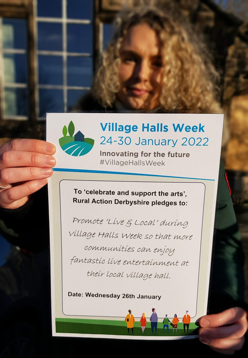 Day 3 of #VillageHallsWeek &amp; our third pledge of the week.
<a href="/Live_Local/">Live & Local</a> will be talking this morning at our coffee morning.
If you haven't had a chance to get your free ticket yet, there's still time:
ruralactionderbyshire.org.uk/Event/village-…