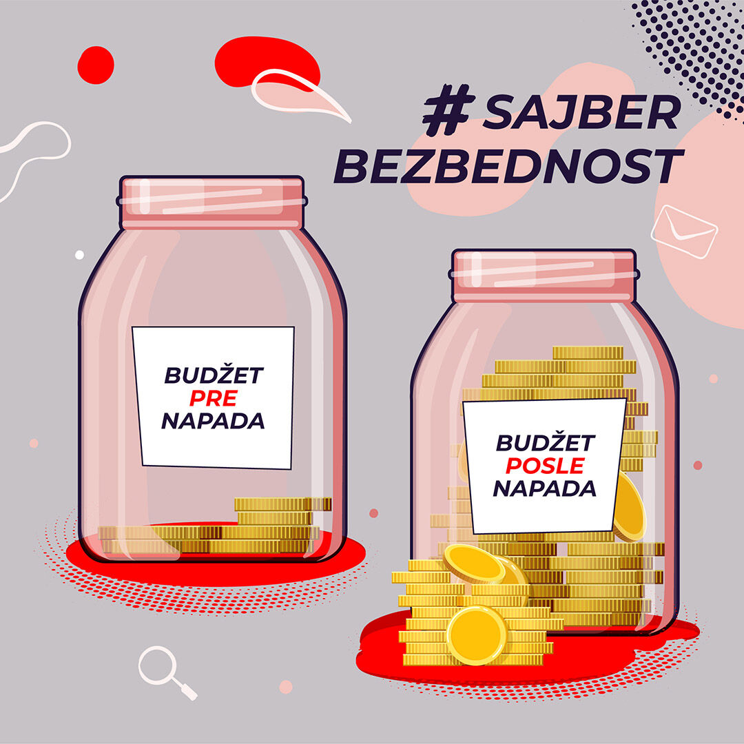 MISistem's tweet photo. Budžet za sajber bezbednost pre napada, i budžet za sajber bezbednost posle napada – nadamo se da nije ovako kod vas? :)

#cybersecurity #cyberaware #misystems #security https://t.co/3aPGo3NbPL