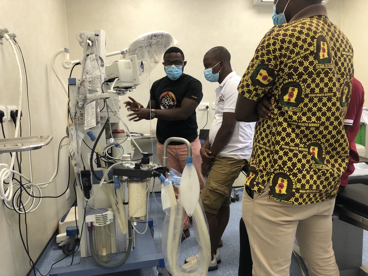 gkorsah's tweet image. Refresher training on the use of the Drager Fabius plus Anaesthesia machine and Savina ventilator at Bamboi Polyclinic in the Savanna Region of Ghana. 
#endusertraining 
#criticalcare
#healthsolutions 
#LifestyleEngineer